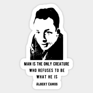 Albert Camus quote Sticker